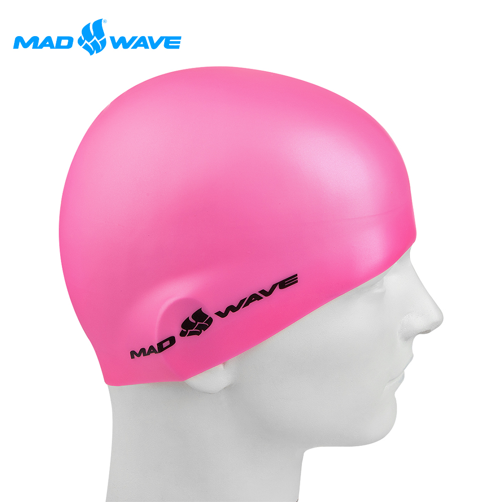 俄羅斯MADWAVE成人加大舒適矽膠泳帽LIGHT BIG