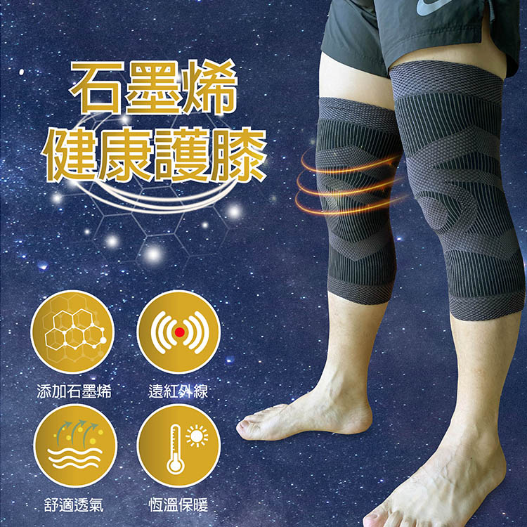 我塑我形 台灣製 石墨烯健康護膝(一雙)
