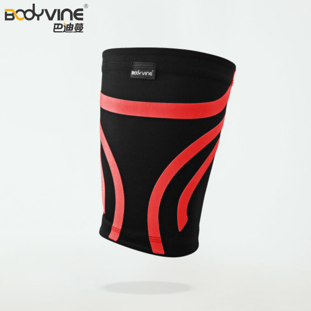 BodyVine 巴迪蔓 超薄貼紮大腿套-1雙【BODYVINE巴迪蔓】(紅色)