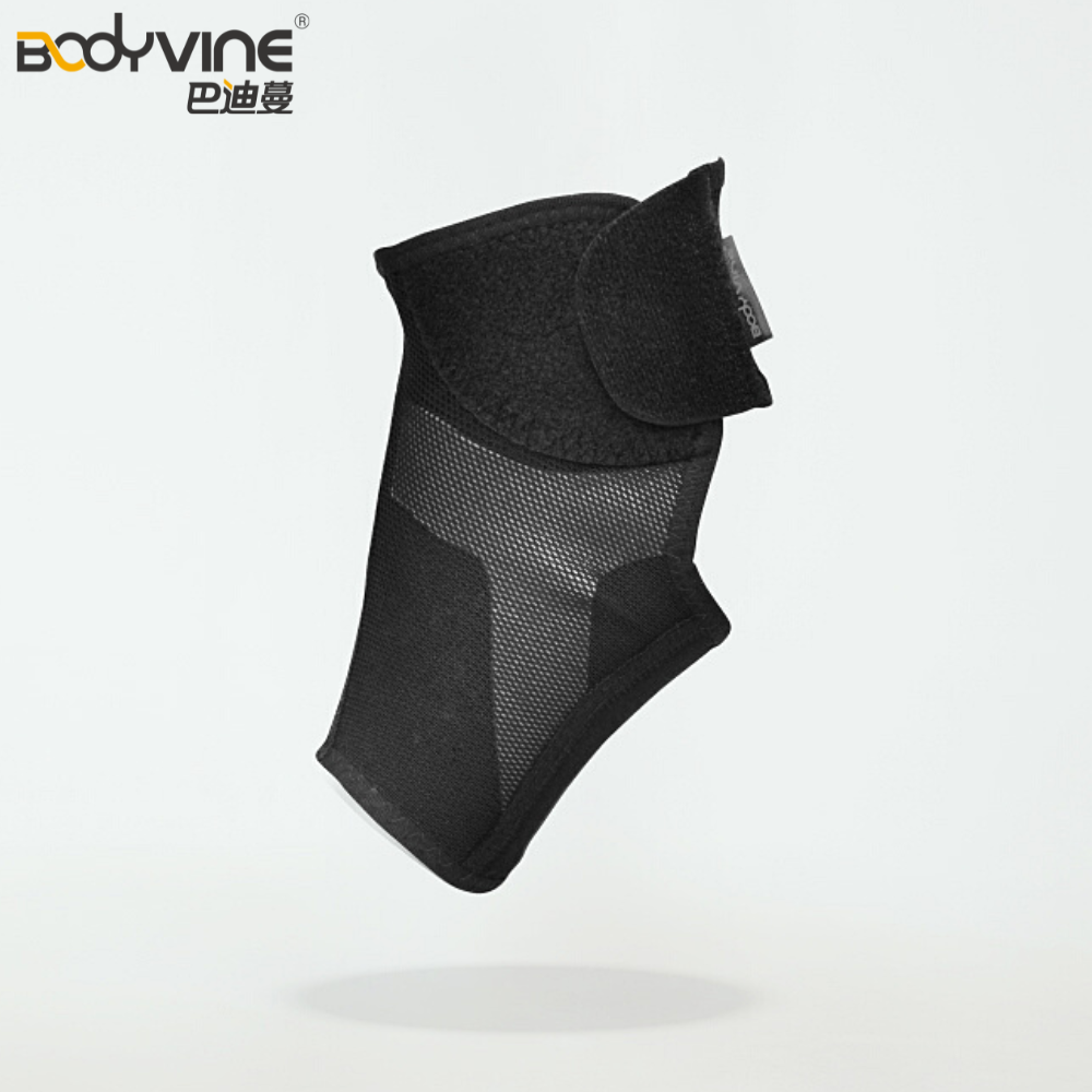 BodyVine 巴迪蔓 超肌感貼紮護踝-1只【BODYVINE巴迪蔓】(灰色)
