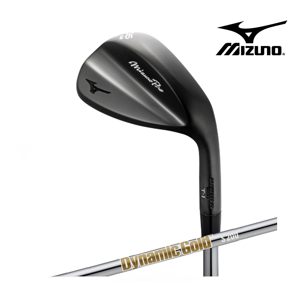 MIZUNO 美津濃 MP T-1 黑色桿頭 高爾夫挖起桿 DG S200 桿身(桿底與桿面精準設計打感後旋更完美