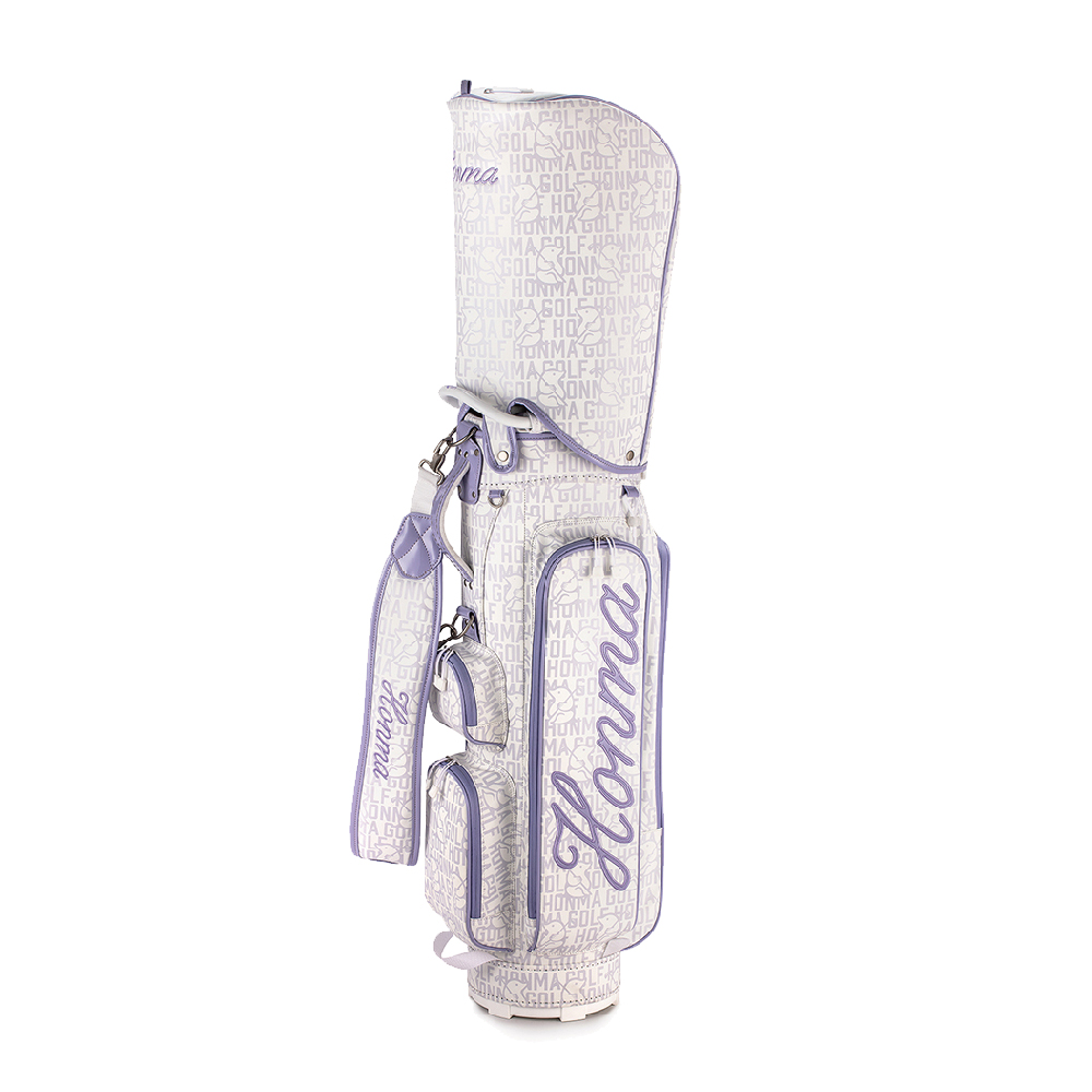 HONMA 本間高爾夫 高爾夫球袋 桿袋CADDIE BAGS CB2302(白紫)