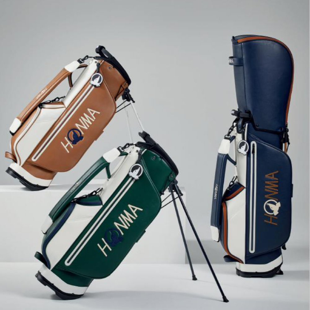 HONMA 本間高爾夫高爾夫桿袋球桿袋伸縮拉桿拖拉車輪款KR CB52409 Fun