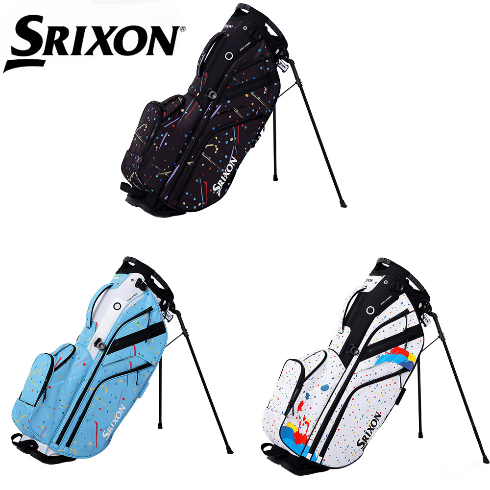 DUNLOP 2026 SRIXON Tour Ink 潑漆圖案高爾夫腳架袋 9吋 GGC-25026i 限量發售