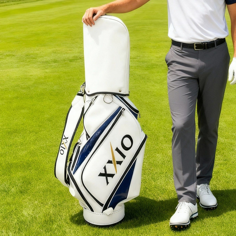 【銳達】標準男包 golf高檔pu皮包 防水便利式套桿球袋 新款高爾夫球包 升級款 耐用材質