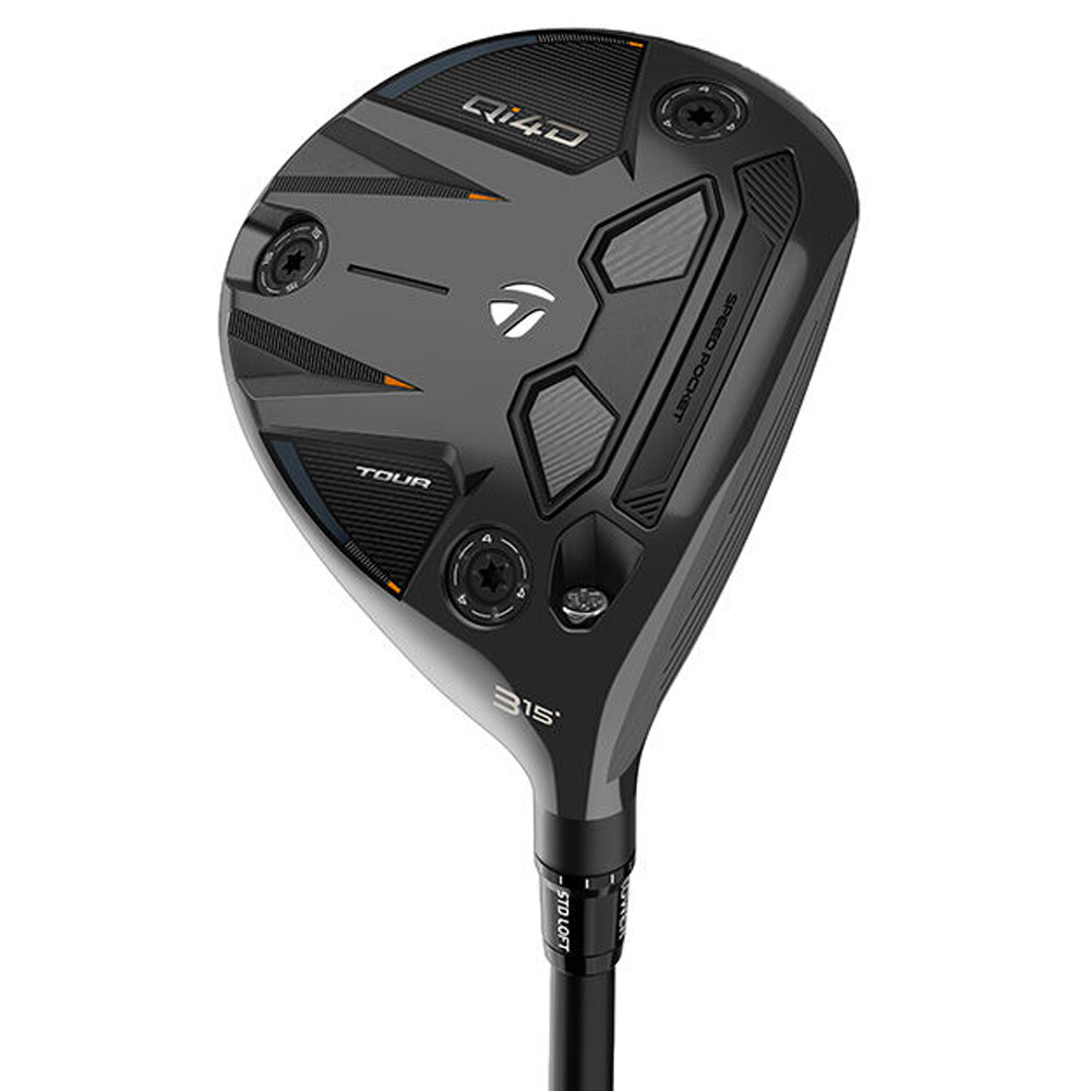 TaylorMade Qi4D Tour Ti 球道木桿(Ti Face),碳身REAX 55(日規)