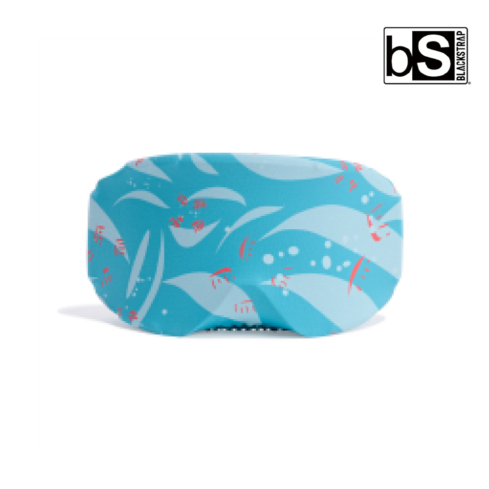 BlackStrap Goggle Cover 護目鏡收納套 /Origami Glacier/印花水藍/單一尺寸/可用來擦拭鏡片/多色選擇