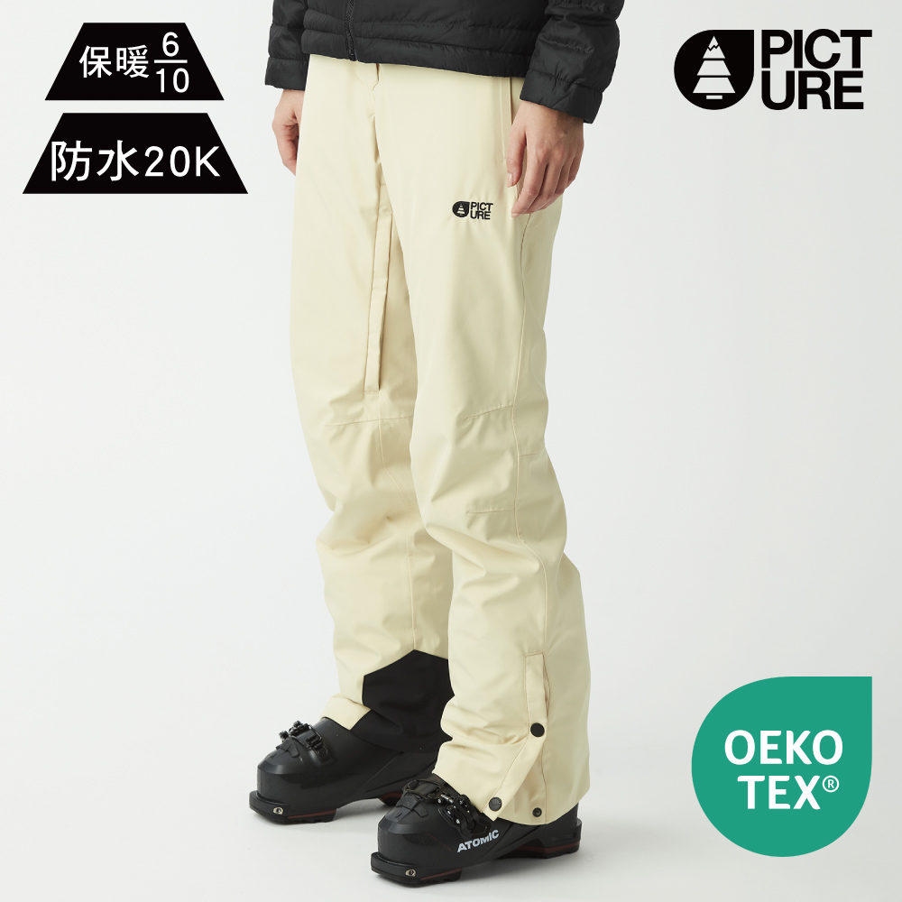 PICTURE 女防水透濕雪褲【米黃】EXA Pants WPT0139 (S - L)