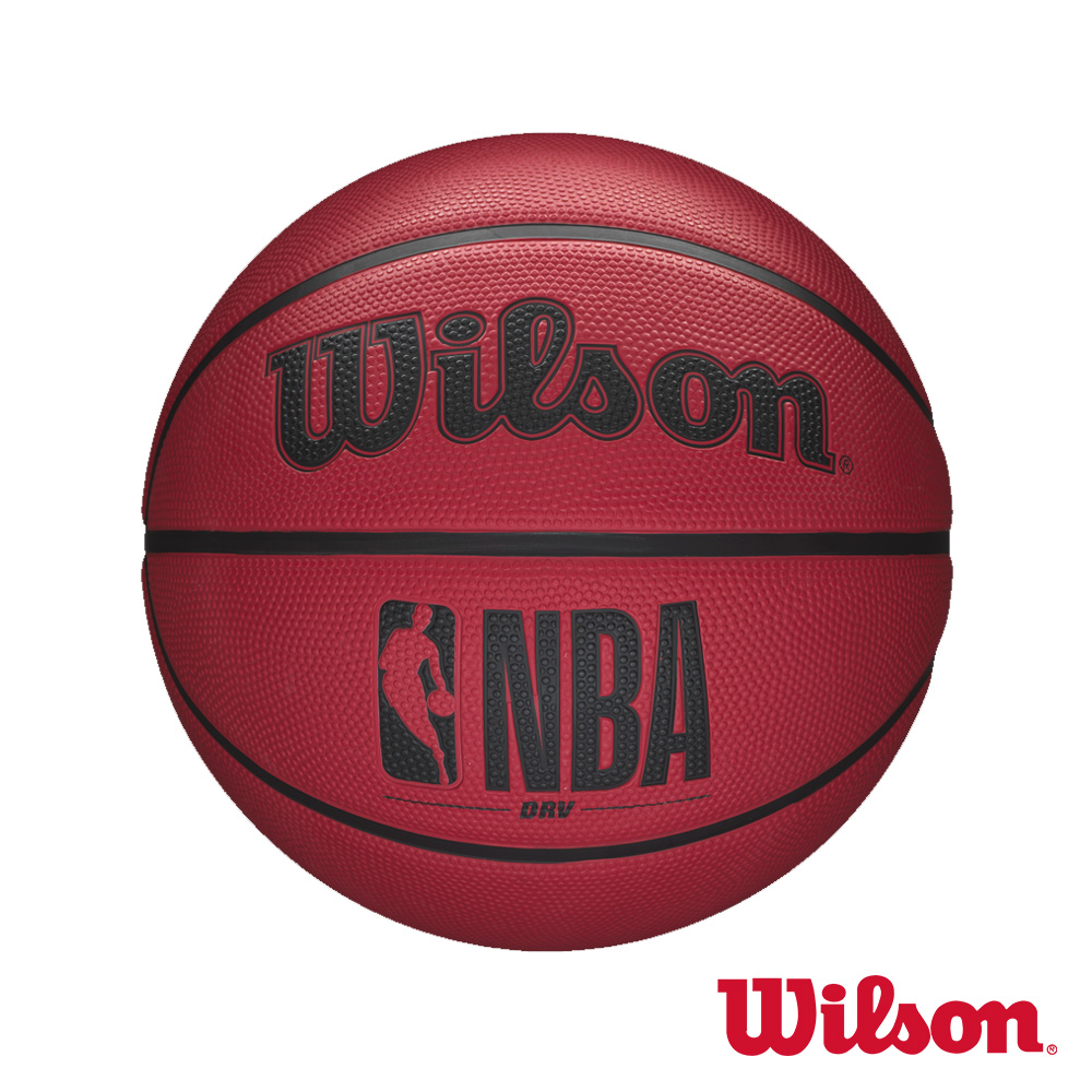 WILSON NBA DRV系列 紅 橡膠 籃球 7號