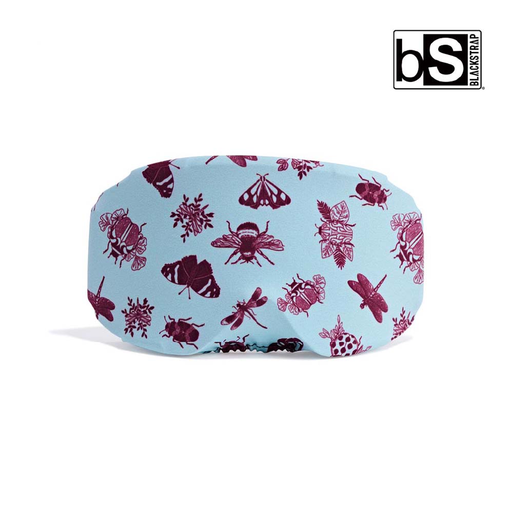 BlackStrap Goggle Cover 護目鏡收納套 /Bug Cherry/昆蟲-淺藍/單一尺寸/可用來擦拭鏡片/多色選擇（其他規格）