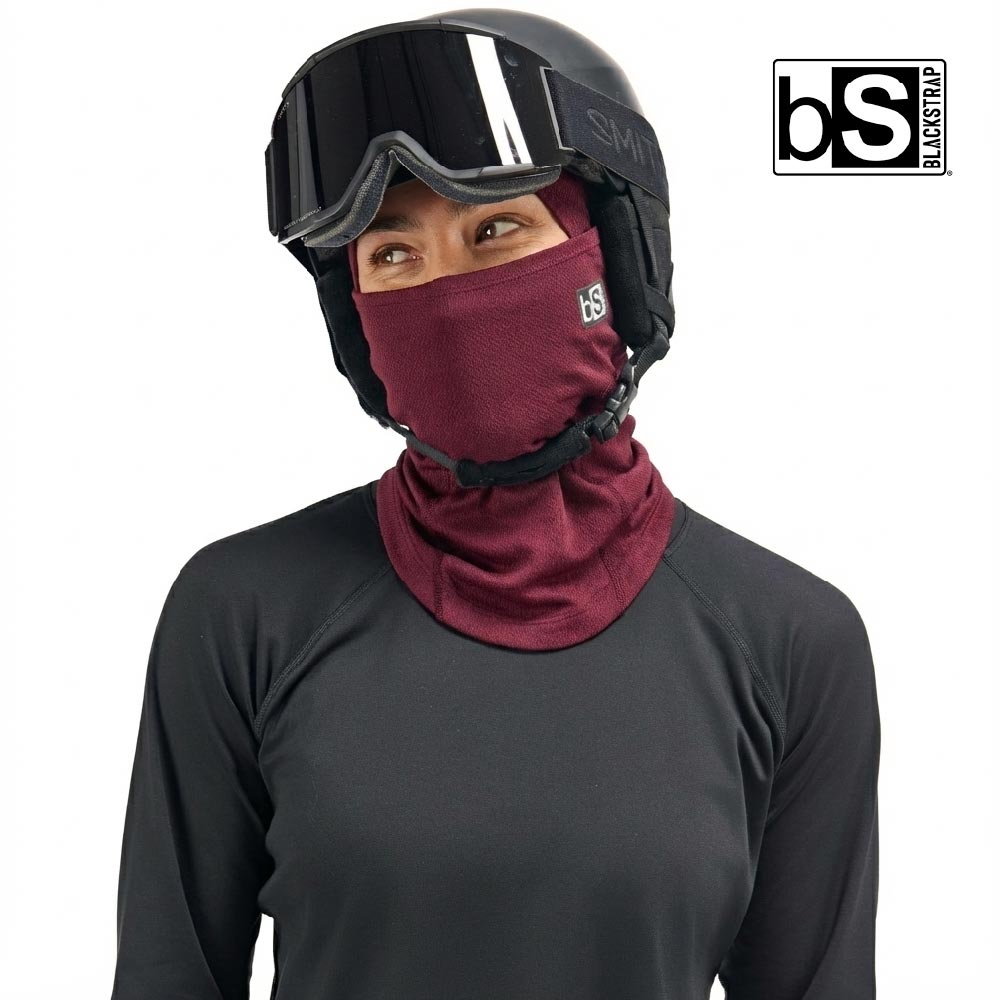 BlackStrap Merino Hood 素色美麗諾羊毛多功能頭套 Cherry/櫻桃酒紅/單一尺寸/多色選擇（其他規格）
