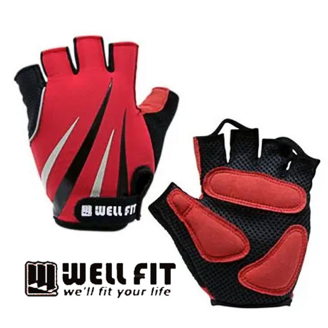 WELL FIT 威飛客 鐵騎兵系列手套- 火之舞(紅色)