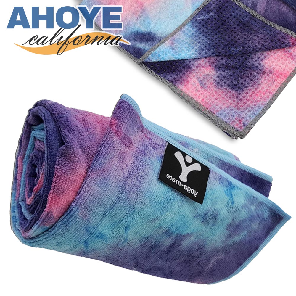 AHOYE 毛巾布親膚瑜珈鋪巾 防滑快乾 瑜珈墊