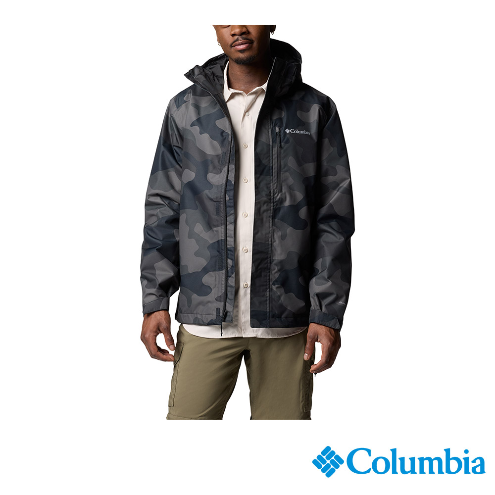 Columbia 哥倫比亞 男款- OT防水外套-黑色迷彩 UWE82050BQ/JS