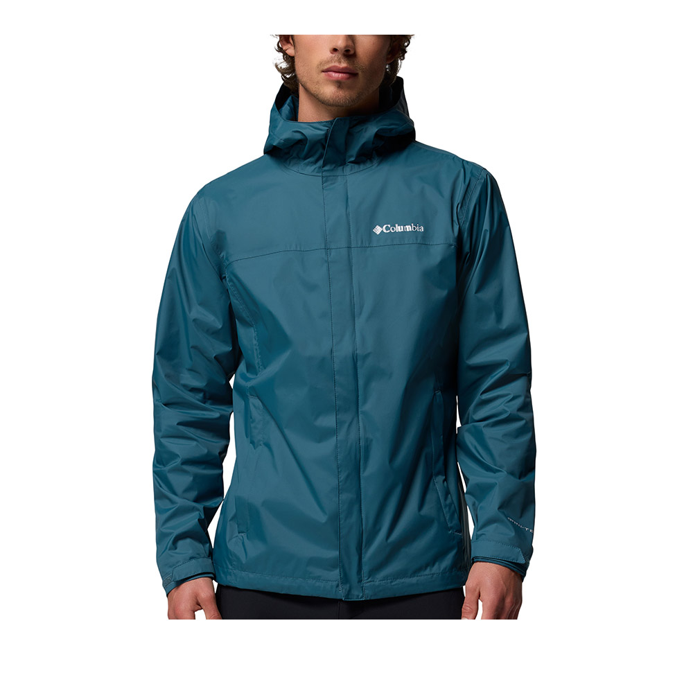 Columbia 哥倫比亞 男款-OT防水外套-Watertight Jacket-孔雀綠(URE24330TL/KS)