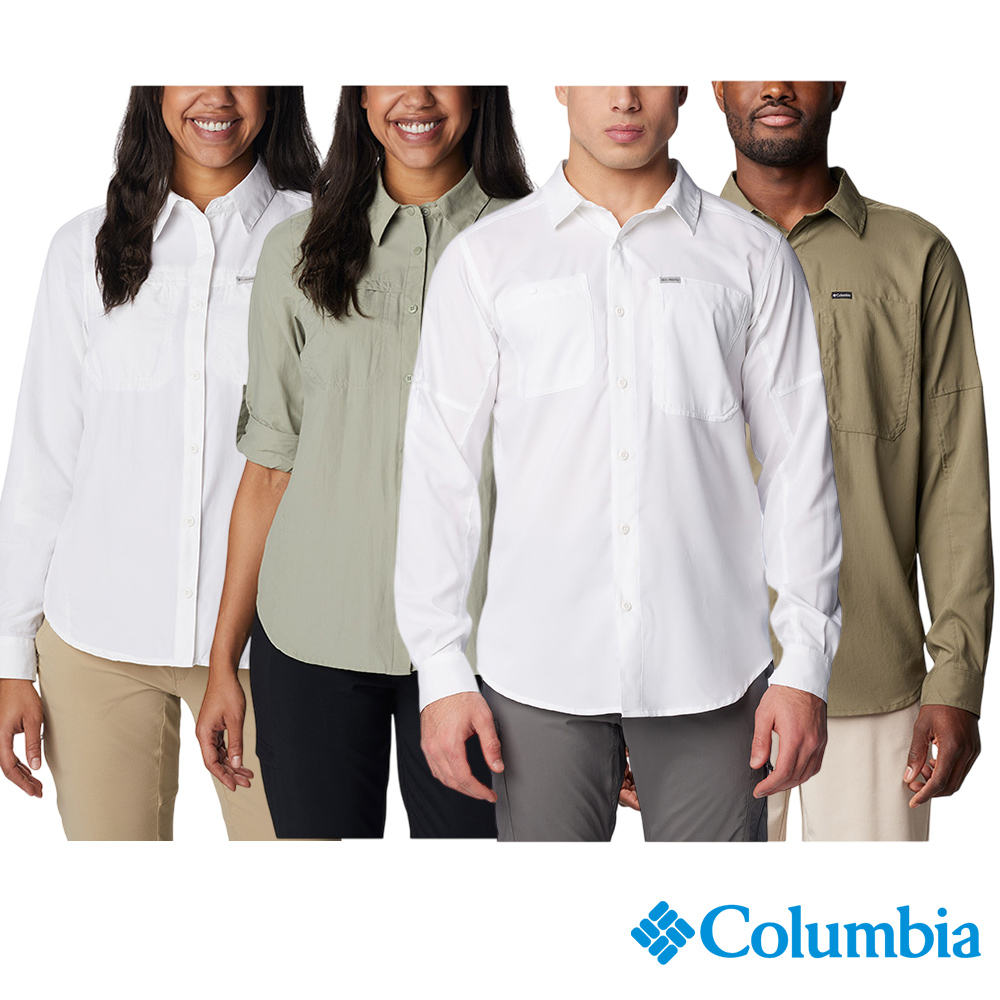 Columbia 哥倫比亞 男女款- UPF50防曬快排長袖襯衫(多款任選)