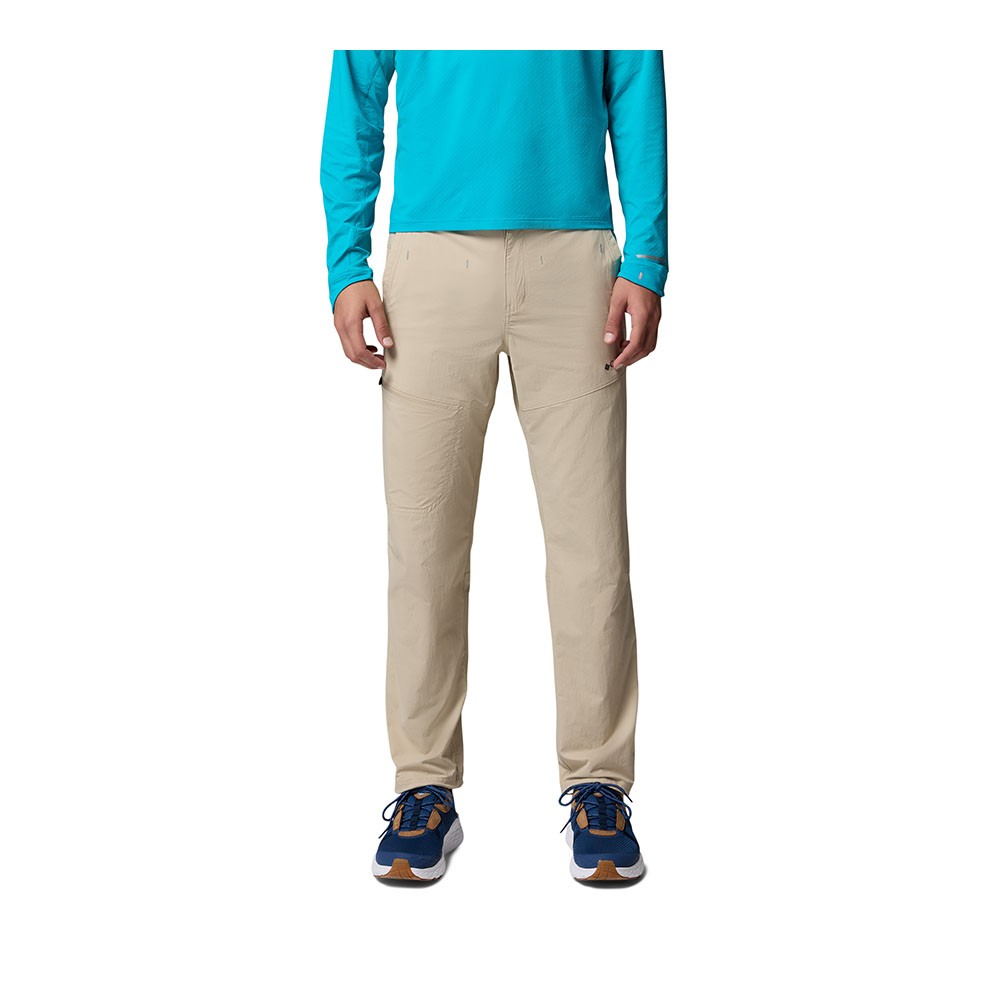 Columbia 哥倫比亞 男款-防曬UPF50涼感防潑長褲-PFG Pro Guide Pant-卡其色(UFM53530KI/KS)