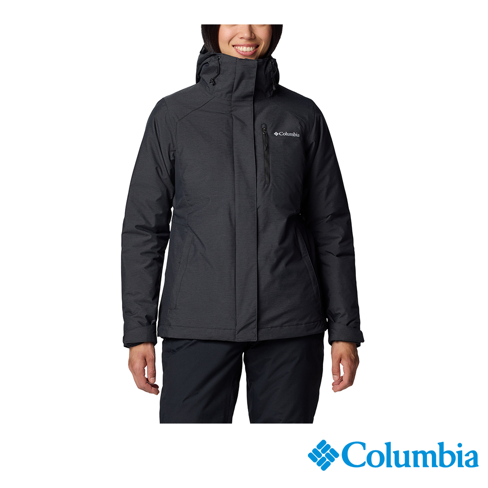 Columbia 哥倫比亞 女款 - Omni Tech防水保暖兩件式外套-黑色 UWR73960BK/IF