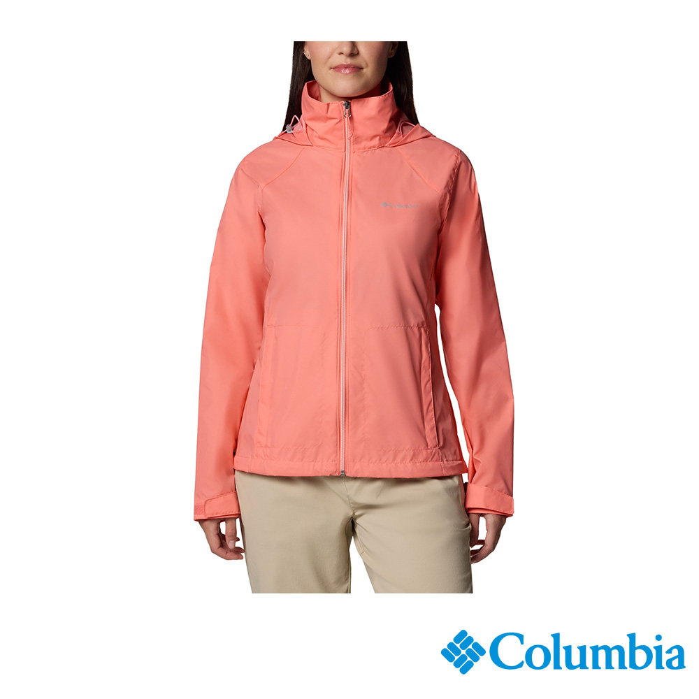 Columbia 哥倫比亞 女款 - 防潑水風衣外套-曙光粉 UWR57760AW/JS