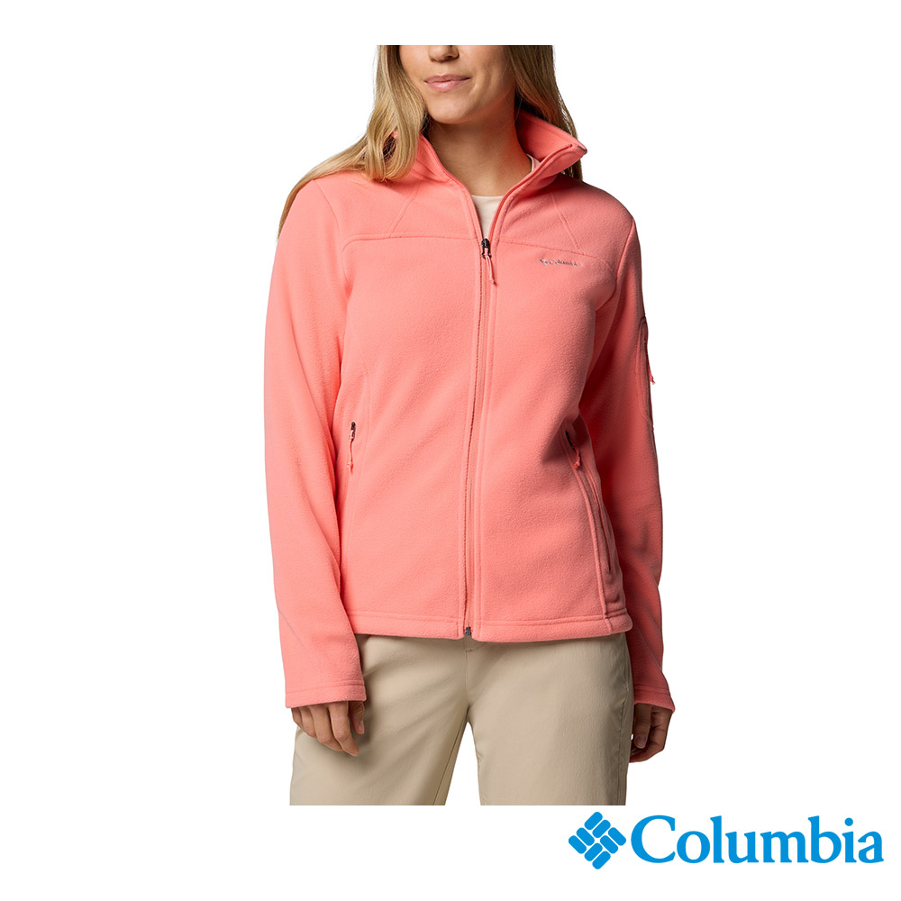 Columbia 哥倫比亞 女款-刷毛外套-曙光粉 UER60810AW/JF