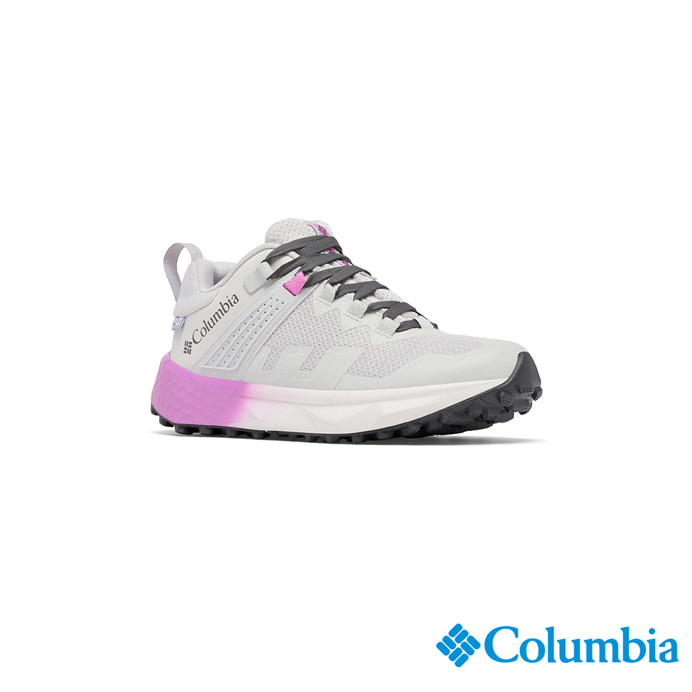 Columbia 哥倫比亞 女款- Outdry全防水零滲透超彈力健走鞋-淺灰色 UBL85380LY (2024春夏)