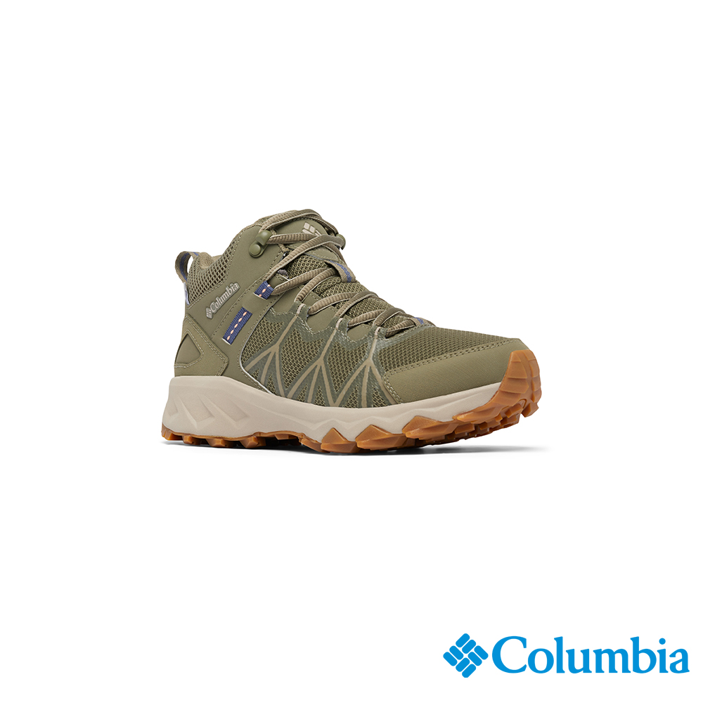 Columbia 哥倫比亞 女款- Outdry高筒防水健走鞋-軍綠色 UBL75730AG (2024春夏)