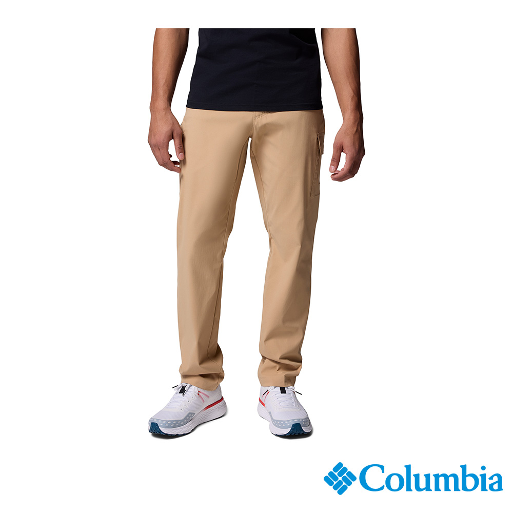 Columbia 哥倫比亞 男款 - 防潑長褲-卡其色 UAE46560KI/JS