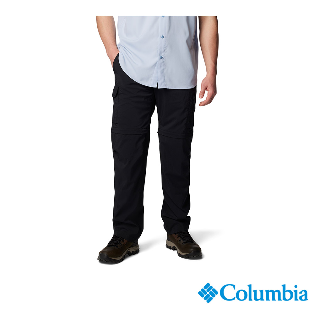 Columbia 哥倫比亞 男款 - 防曬UPF50 快排兩截式長褲-黑色 UAE98340BK/JS