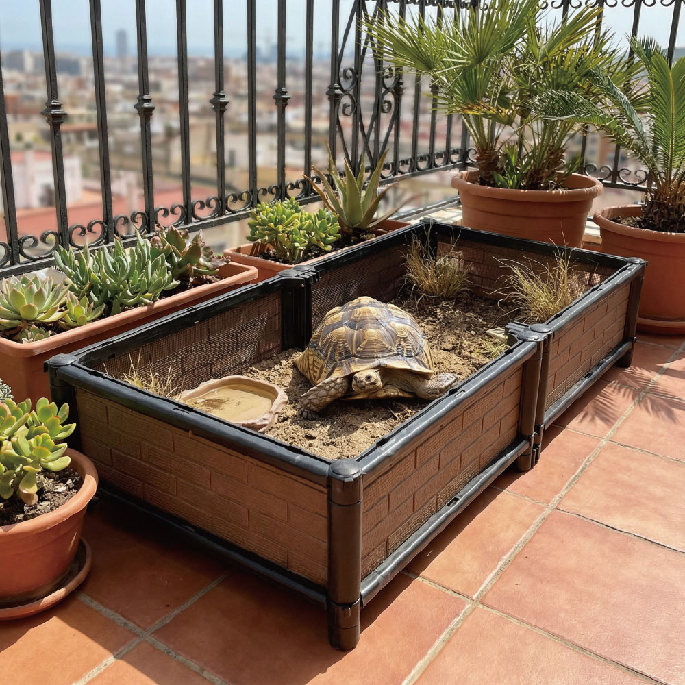 育材單層雙連通寵物烏龜飼養箱90*45*21cm - PChome 24h購物