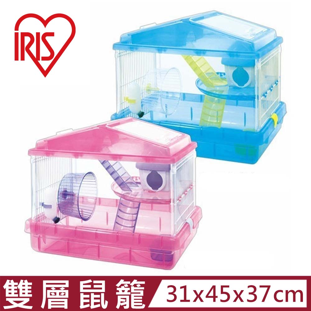 IRIS 日本 -雙層鼠用造型籠-粉色/藍色 (PHSC-411)