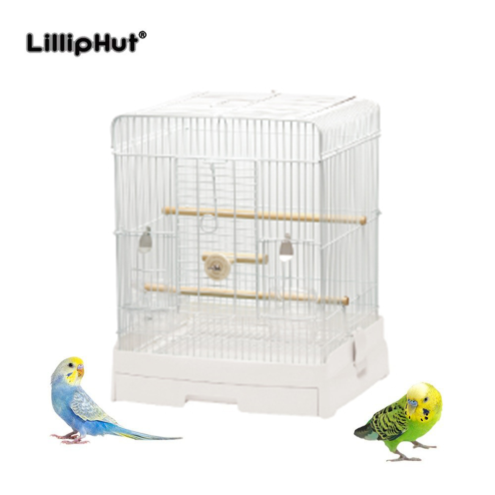 LillipHut 麗利寶 【LillipHut 麗利寶】舒適快潔鳥籠2200 白色35型