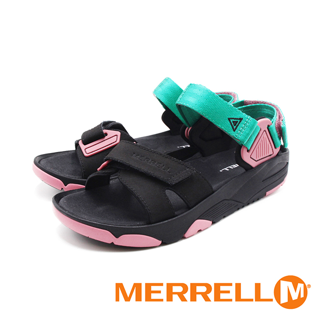 Merrell 邁樂 (男)BELIZE CONVERT WEB厚底避震涼鞋 男鞋-黑粉