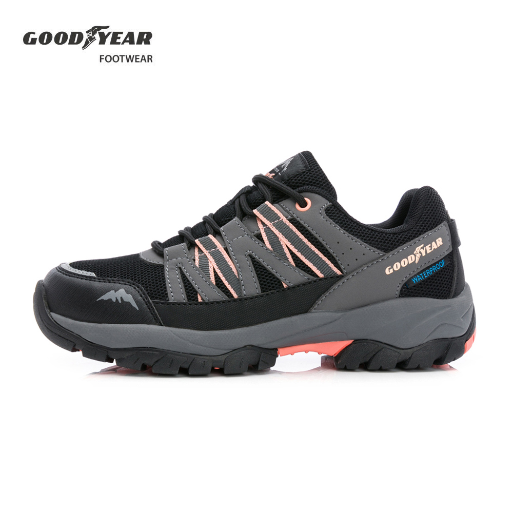 Goodyear 固特異 動態防水戶外鞋/女 戶外郊山 防水 耐磨 藍(山行W1-GAWO42420)