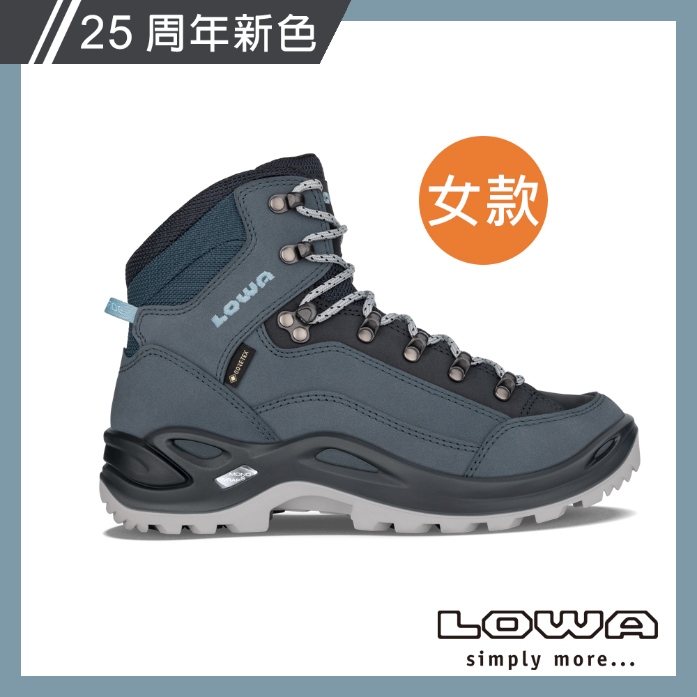 LOWA 女 中筒多功能健行鞋 煙藍 RENEGADE GTX MID Ws