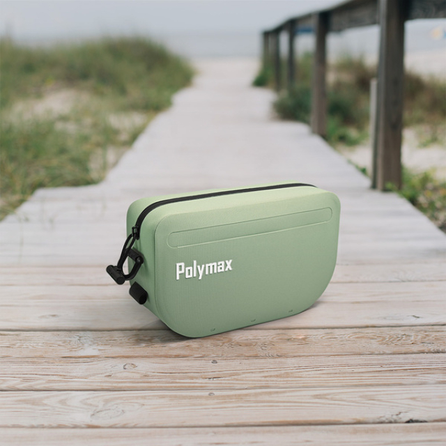 Polymax 防水隨身月形包-沙漠綠