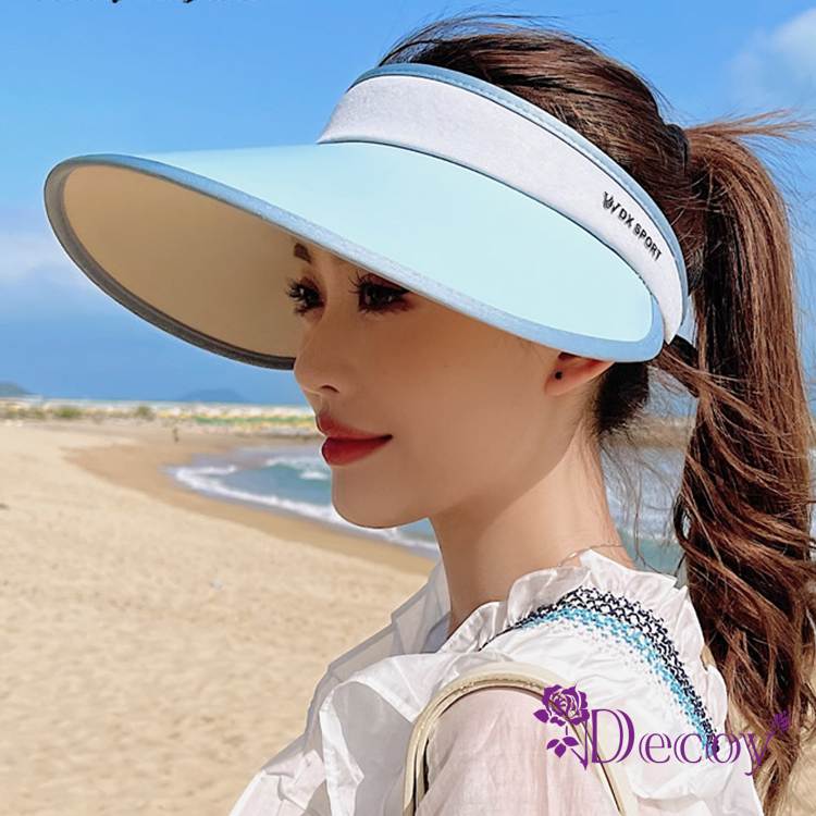 Decoy 簡單色調夏日大帽沿防曬遮陽帽/顏色可選