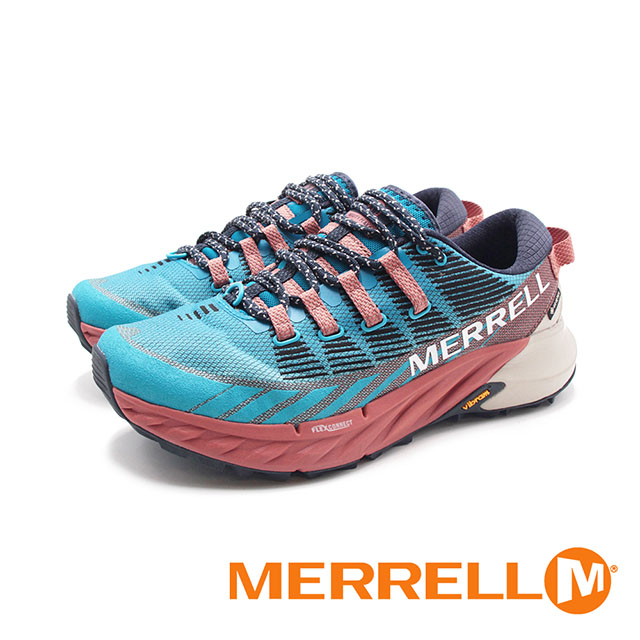 Merrell 邁樂 (女)AGILITY PEAK 4 GTX戶外健身輕量型慢跑越野鞋 女鞋-藍