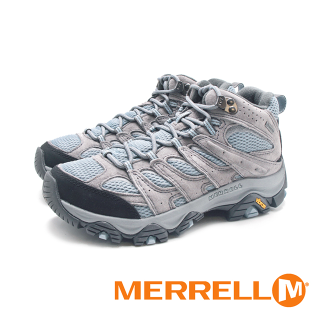 Merrell 邁樂 (女)MOAB 3 MID GORE-TEX防水登山中筒鞋 女鞋-灰藍
