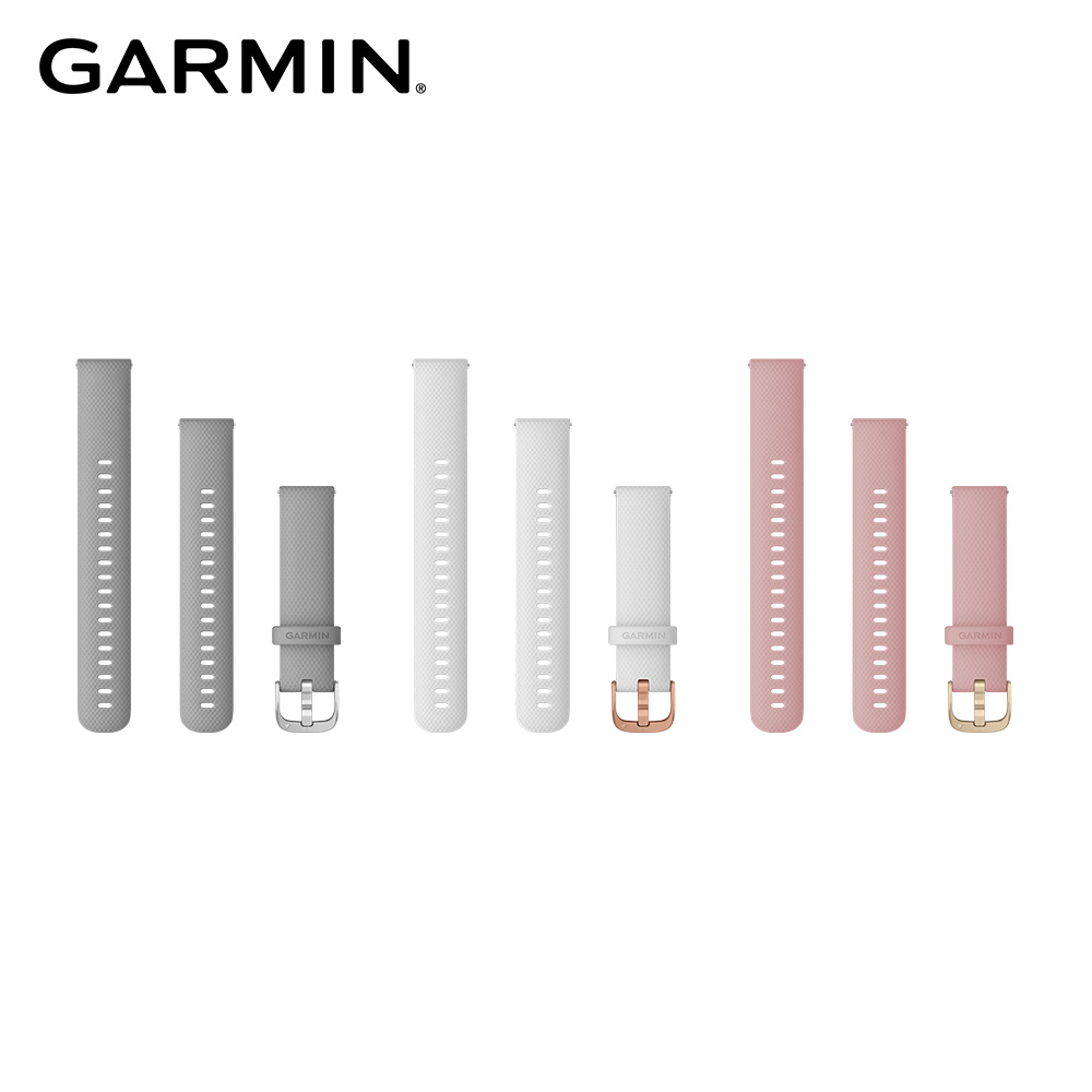 GARMIN Quick Release 18mm 矽膠錶帶