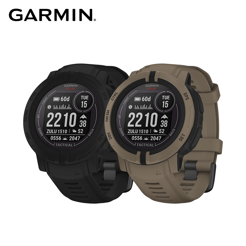 GARMIN INSTINCT 2 Solar 本我系列太陽能GPS腕錶- 軍事戰術版- PChome