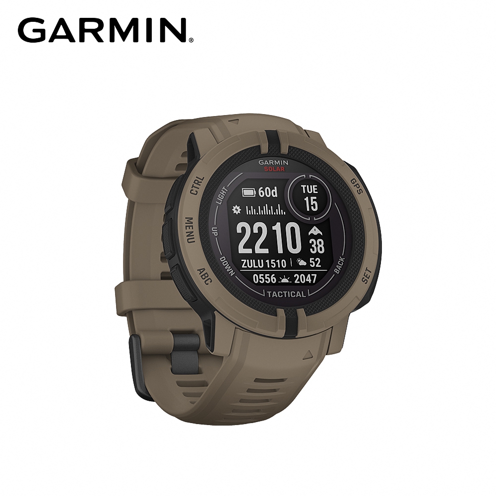 GARMIN INSTINCT 2 Solar 本我系列太陽能GPS腕錶- 軍事戰術版- PChome