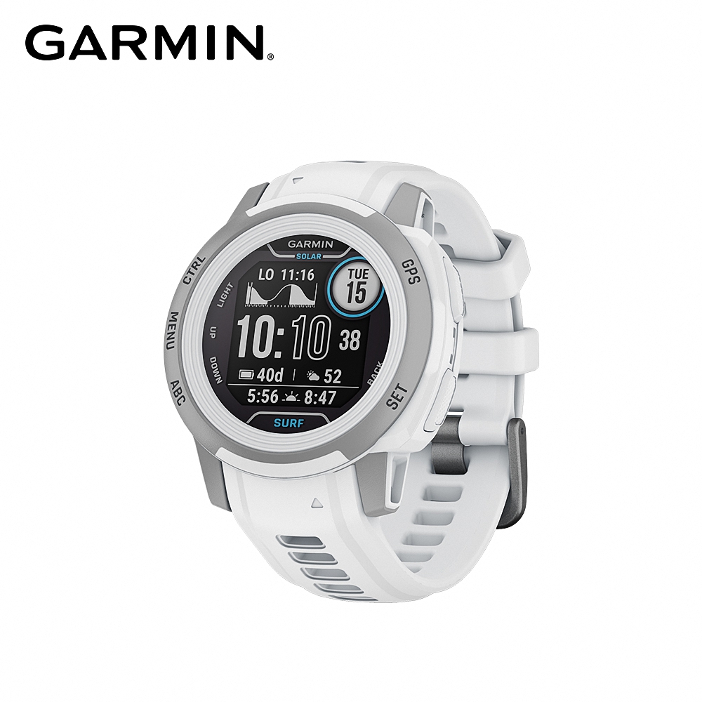 GARMIN INSTINCT 2S Solar 本我系列太陽能GPS腕錶- 運動衝浪版- PChome