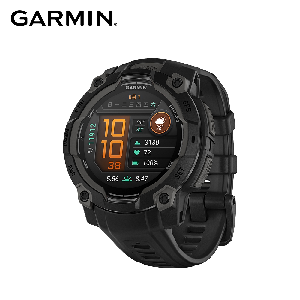 INSTINCT 3 AMOLED 本我系列 GPS腕錶 45mm