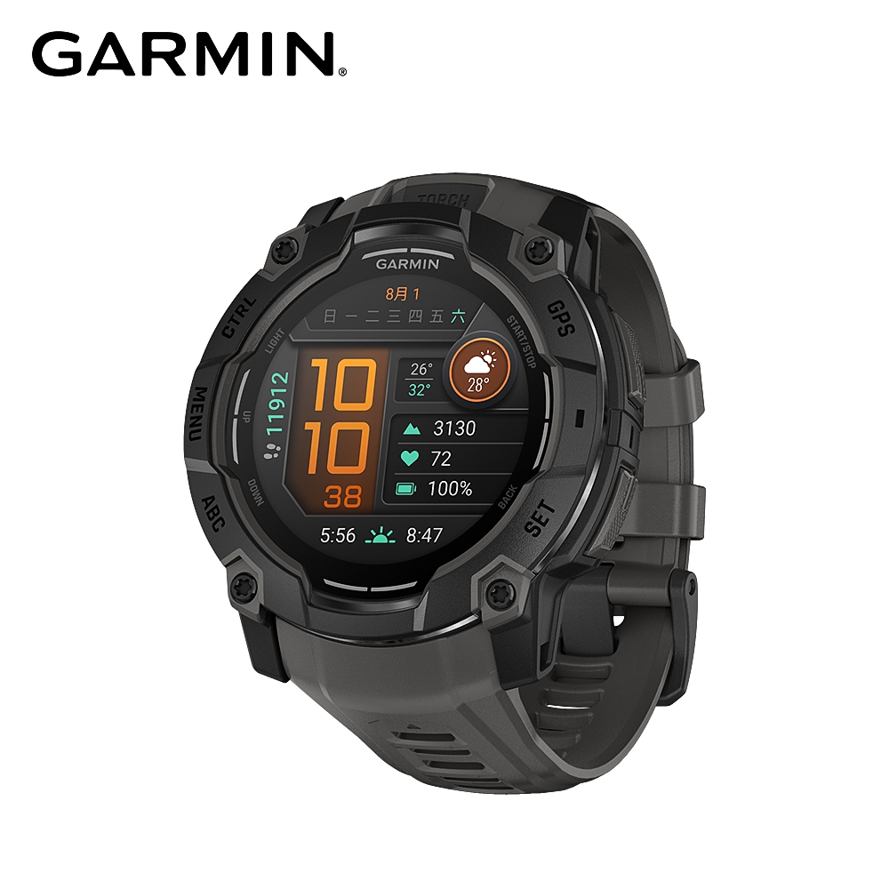 INSTINCT 3 AMOLED 本我系列 GPS腕錶 50mm