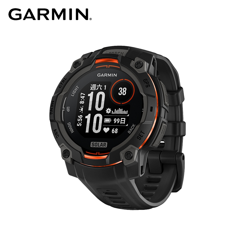 INSTINCT 3 Solar 本我系列 太陽能GPS腕錶 45mm