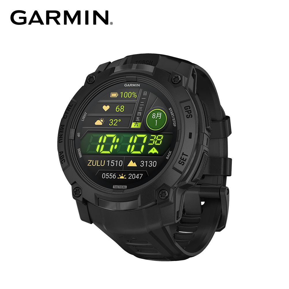INSTINCT 3 AMOLED 本我系列GPS腕錶 50mm - 軍事戰術版