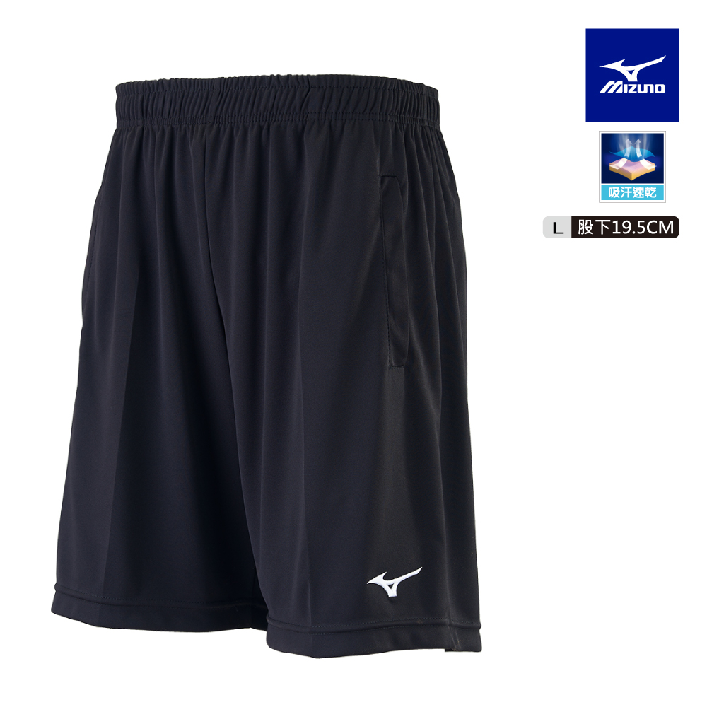 MIZUNO 美津濃 羽球短褲 72TBY01295(黑x金)