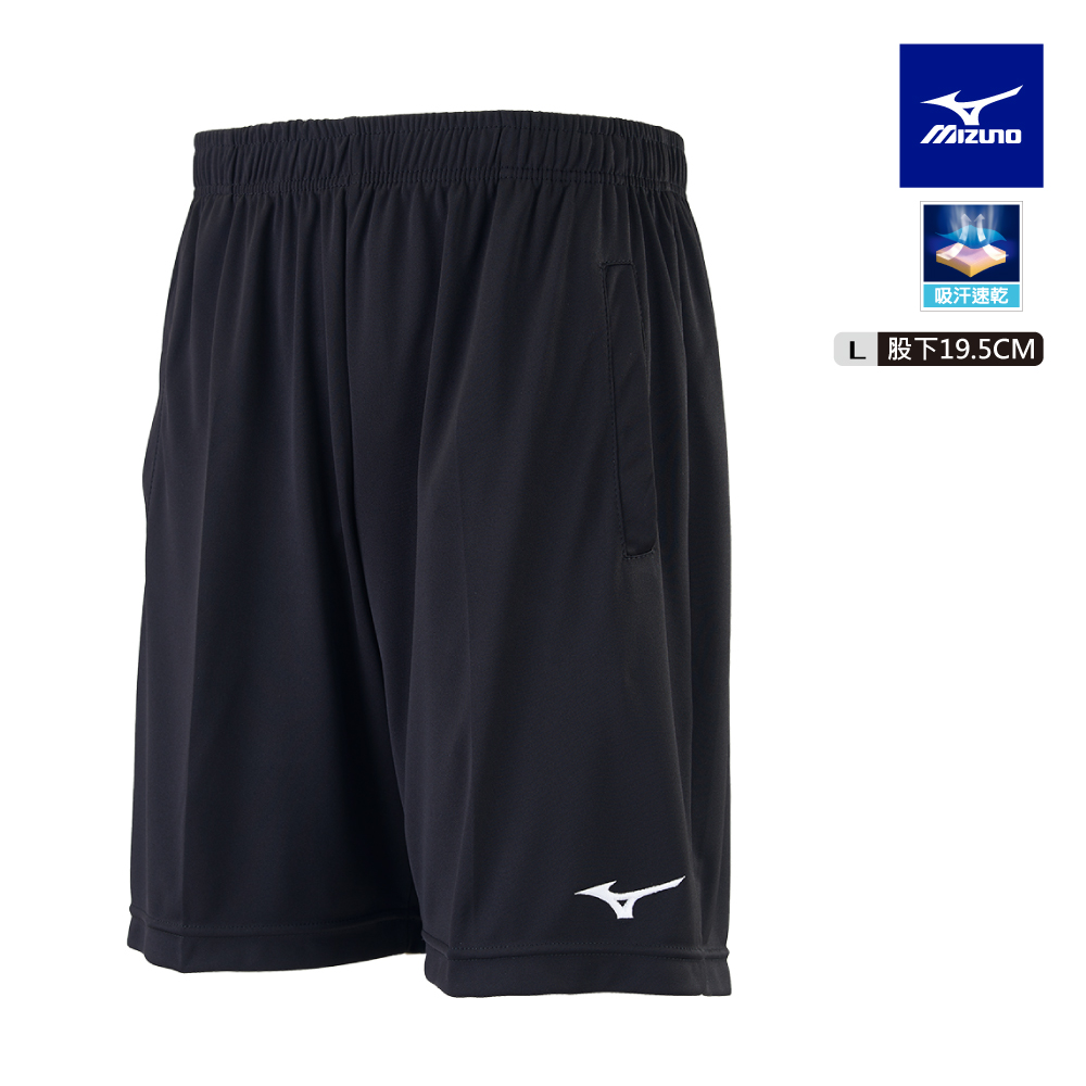 MIZUNO 美津濃 羽球短褲 72TBY01292(黑x藍)