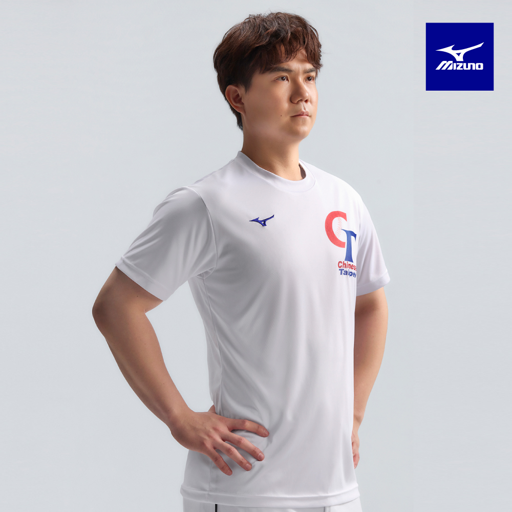 MIZUNO 美津濃 CT圓領衫 12TCDL0301(白)