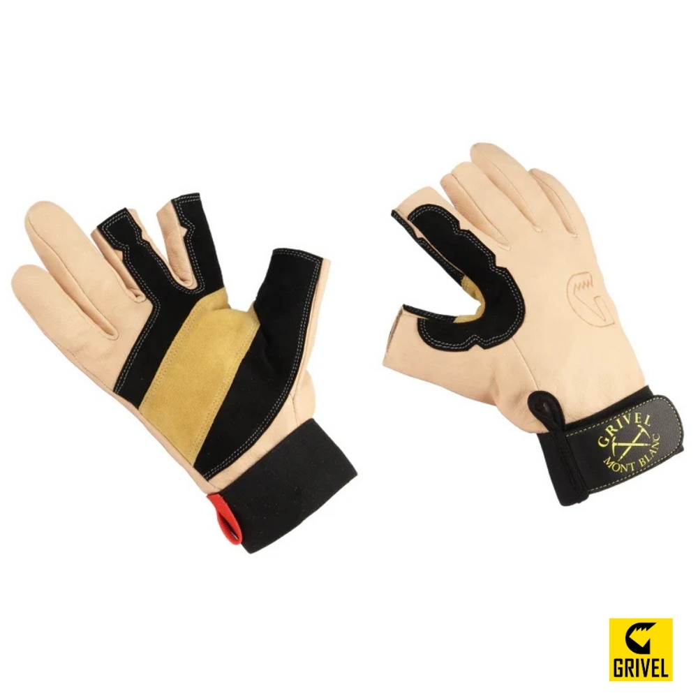 Grivel ROCK GLOVES 露指皮革工作手套 / 繩索操作手套